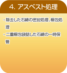 ４．アスベスト処理