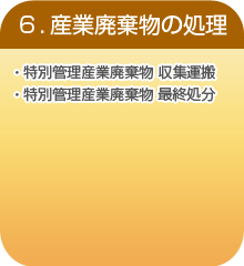 ６．産業廃棄物の処理